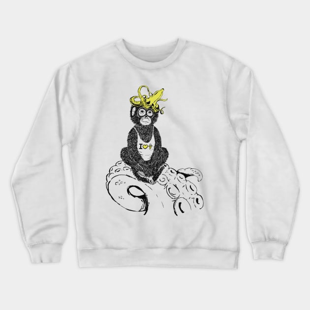 Sea monkey Crewneck Sweatshirt by Deeprootsbkk